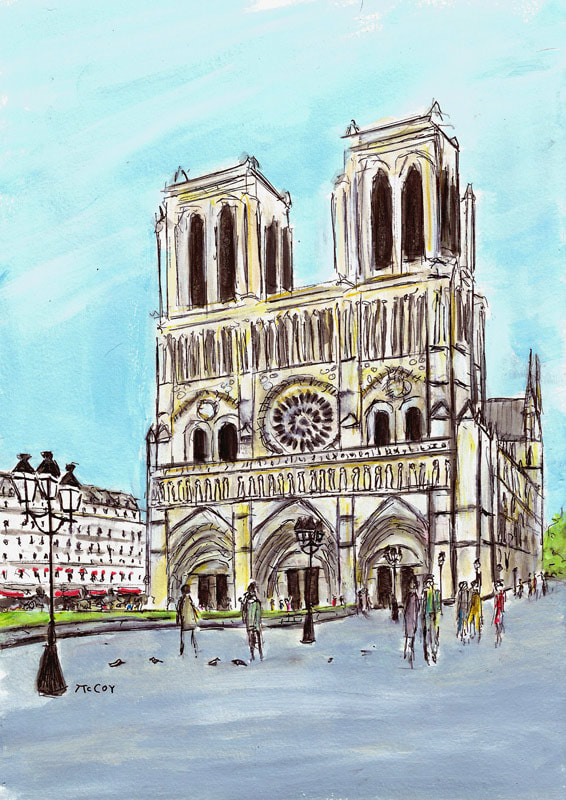 Notre Dame de Paris | Paris City Art for Sale | Buy Original Online
