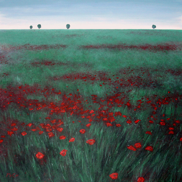Field of Red Poppies