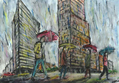 Rainy Day in Berlin - SOLD