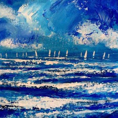 Sails in the Distance - SOLD